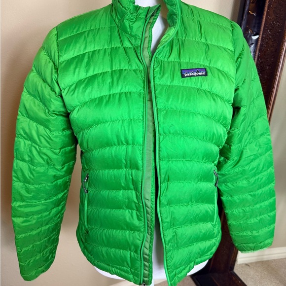 Patagonia Jackets & Blazers - Patagonia Downfilled Women's Vibrant Green Puffer Coat size small